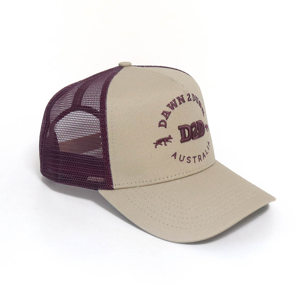 Signature Kelpie Trucker - Sand & Plum