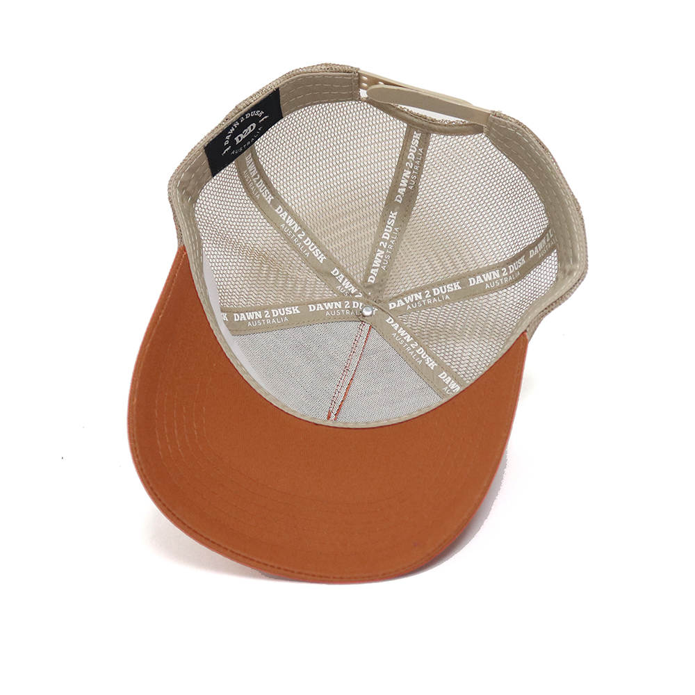 Signature Kelpie Trucker - Burnt Orange & Taupe