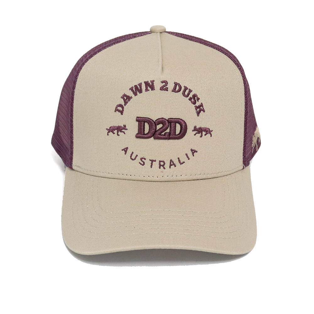 Signature Kelpie Trucker - Sand & Plum