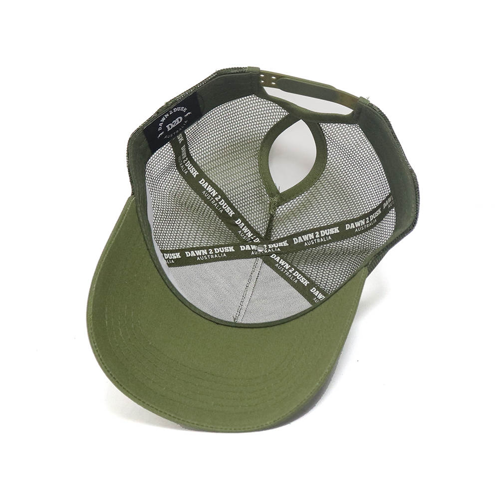 Signature Kelpie Trucker - Olive Green