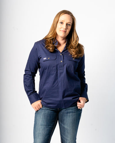 The Penny - Women's Half Placket Workshirt