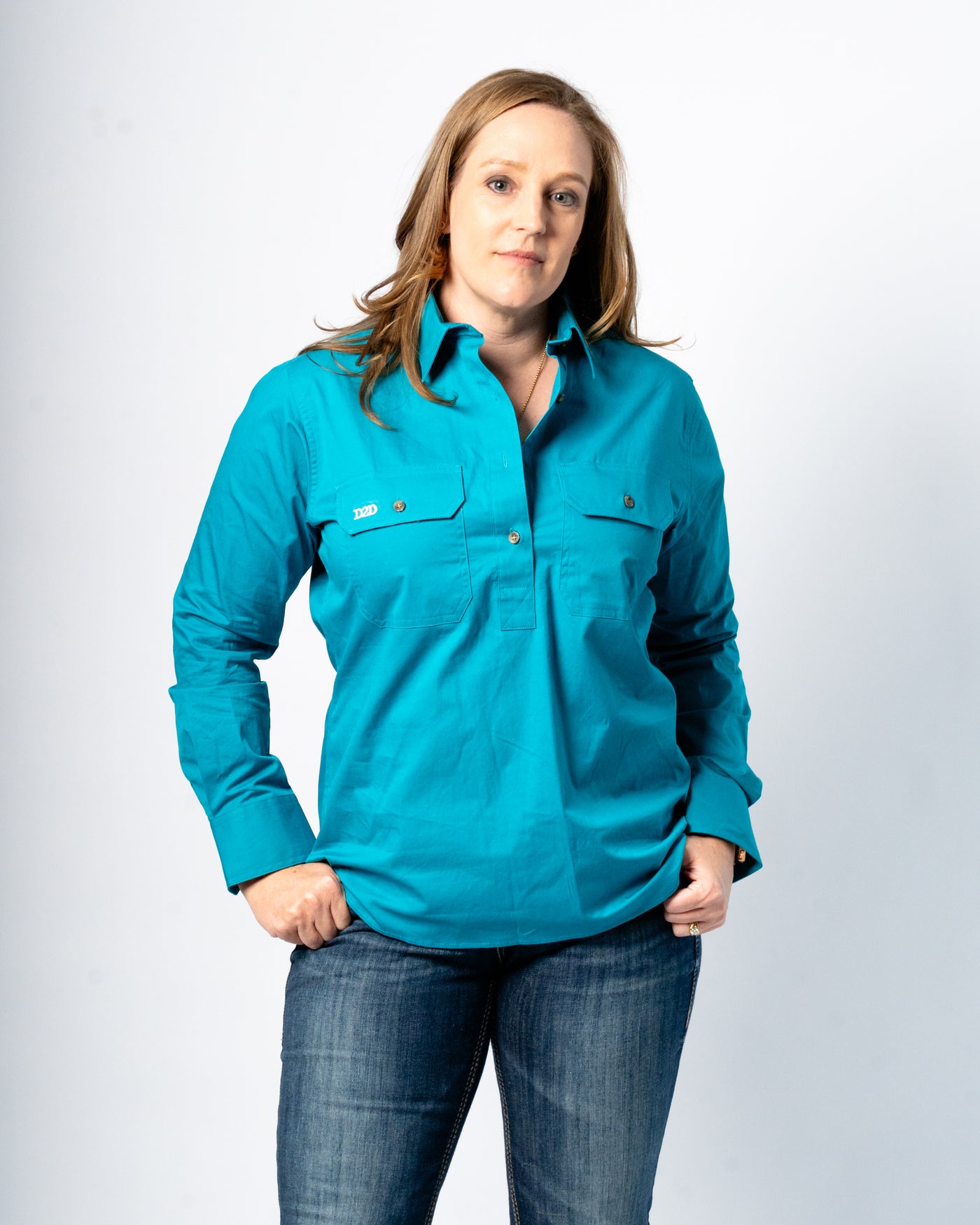 The Penny - Women's Half Placket Workshirt