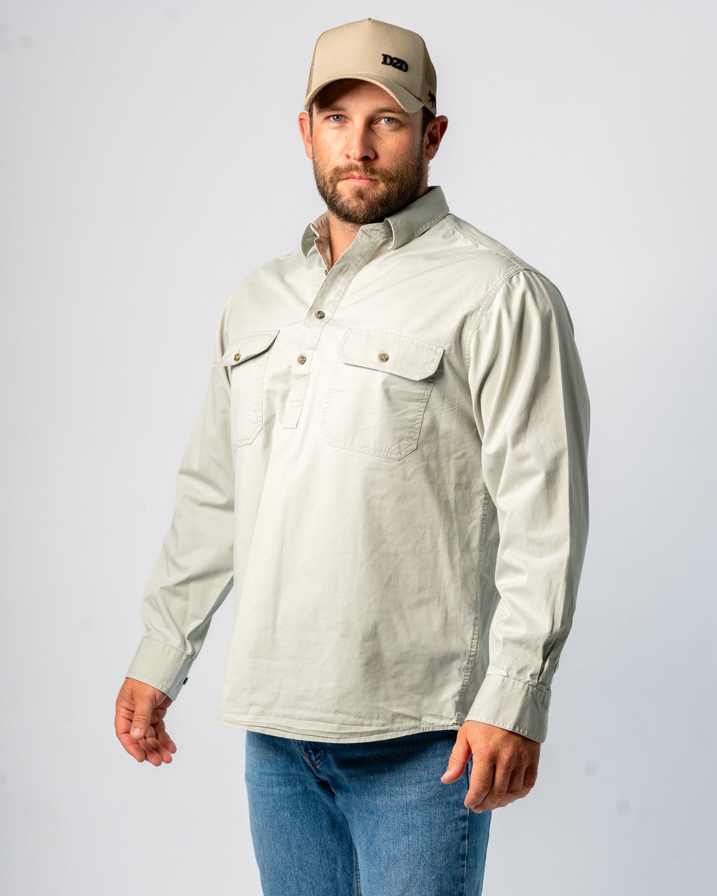 The Banjo - Men's Half Placket Workshirt