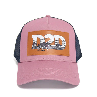 Hardest Workers Trucker - Pink & Navy