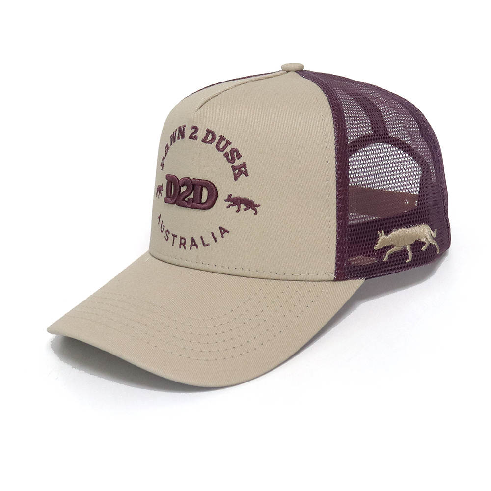 Signature Kelpie Trucker - Sand & Plum