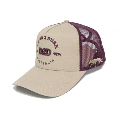 Signature Kelpie Trucker - Sand & Plum