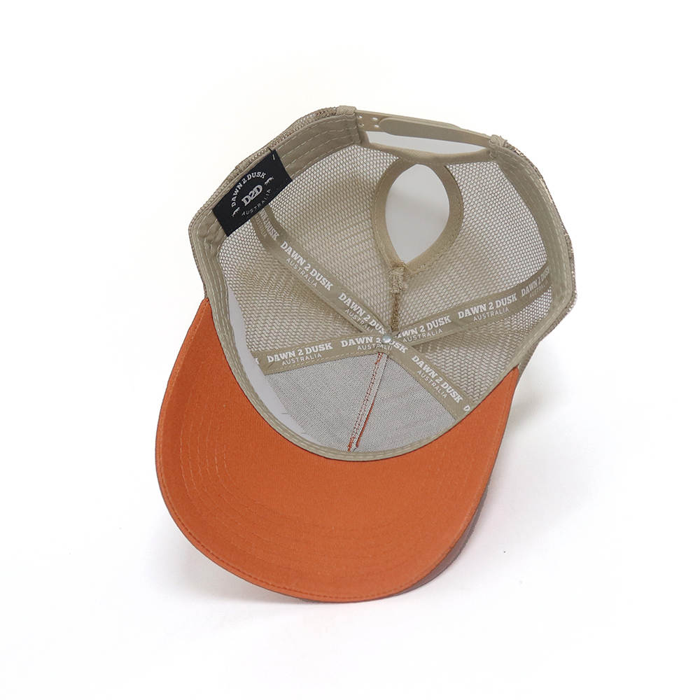 Signature Kelpie Trucker - Burnt Orange & Taupe