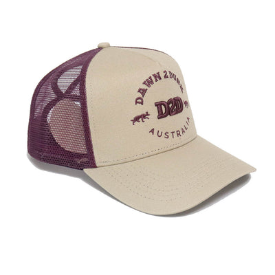 Signature Kelpie Trucker - Sand & Plum