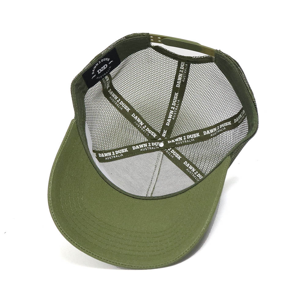 Signature Kelpie Trucker - Olive Green