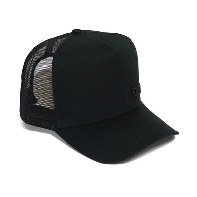 High Rise - Black on Black Trucker